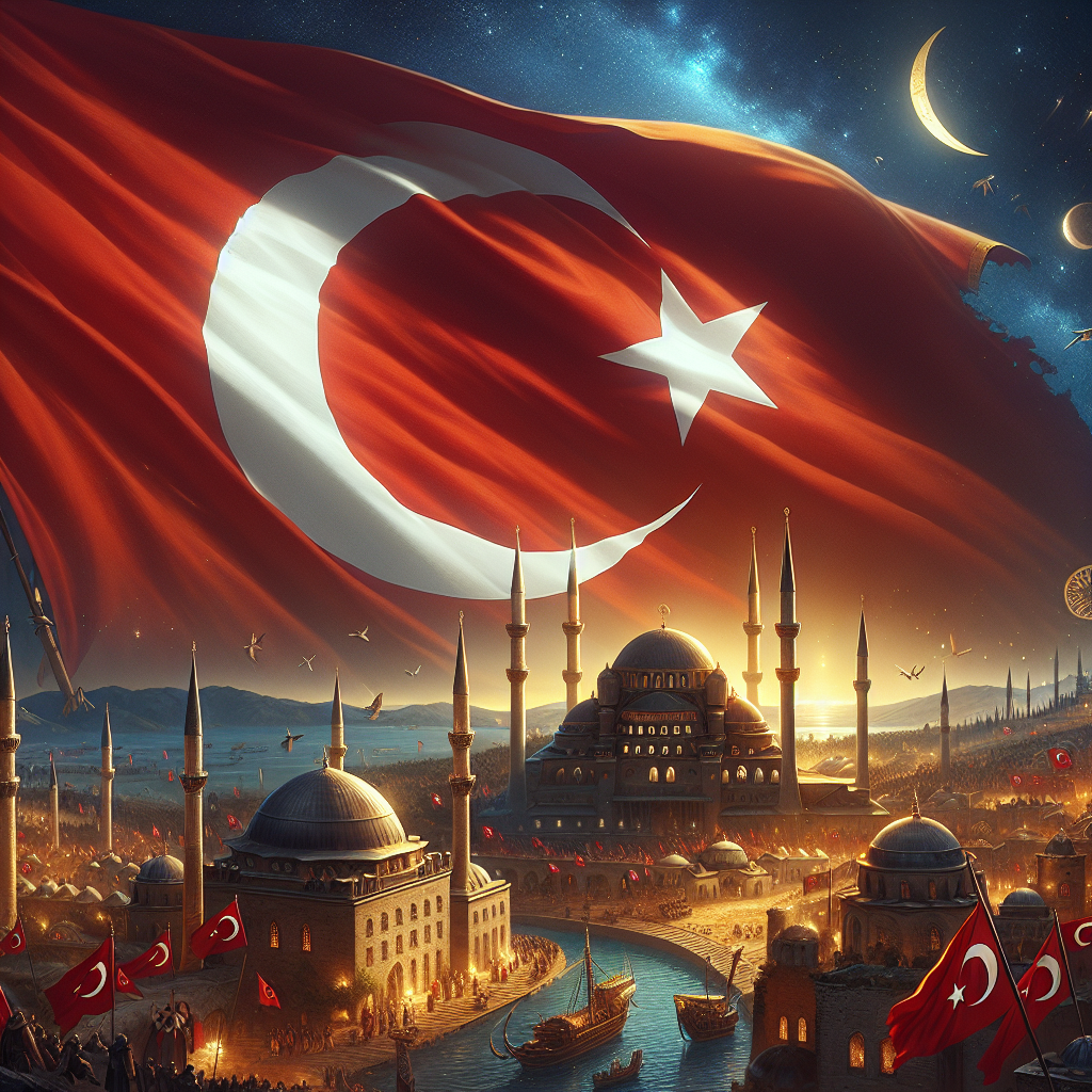 Türk Bayrağındaki Ay ve Yıldız Nereden Geliyor ? İşte Şanlı Türk Bayrağımızın Tarihi